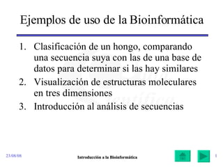 Tecnologias Emergentes - Bioinformatica | PPT