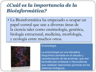 Bioinformatica | PPT