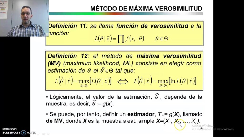 15. Método de Máxima Verosimilitud