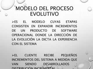 Modelo evolutivo | PPT