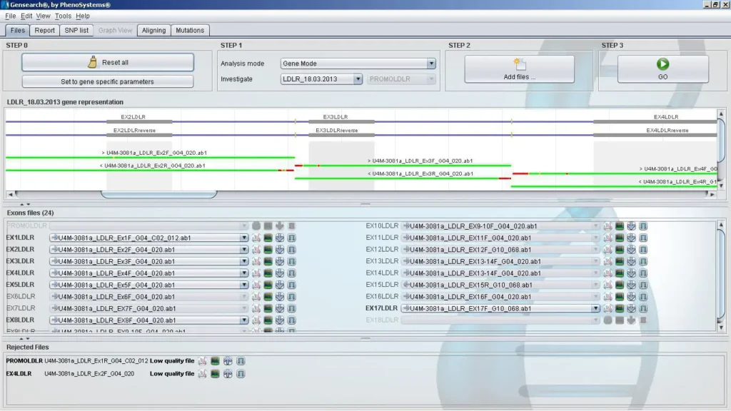 Software para la detección de mutaciones - Gensearch ...